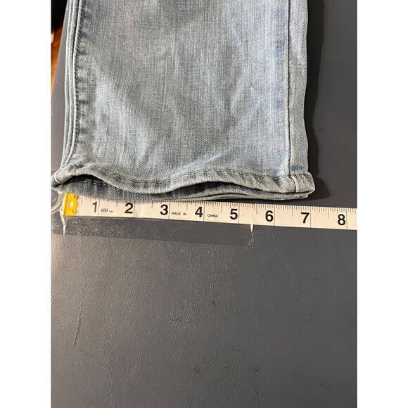 Levis Classic Straight Leg Jeans Light Wash Denim Size 28 - Picture 10 of 11